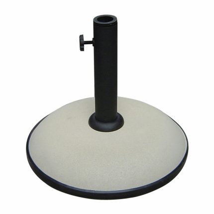 Marbueno Round Umbrella Base Cement 36x29.5 cm 11KG White Garden, Pool, Terrace 10445
